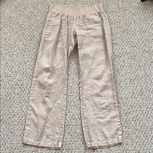 100% linen pants